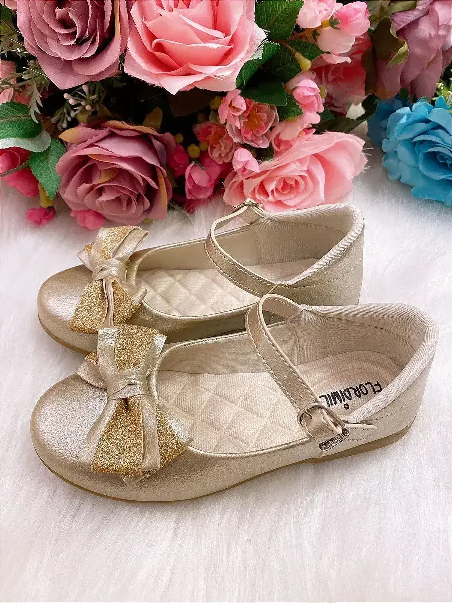 Sapatilha fashion dourada, foto 2