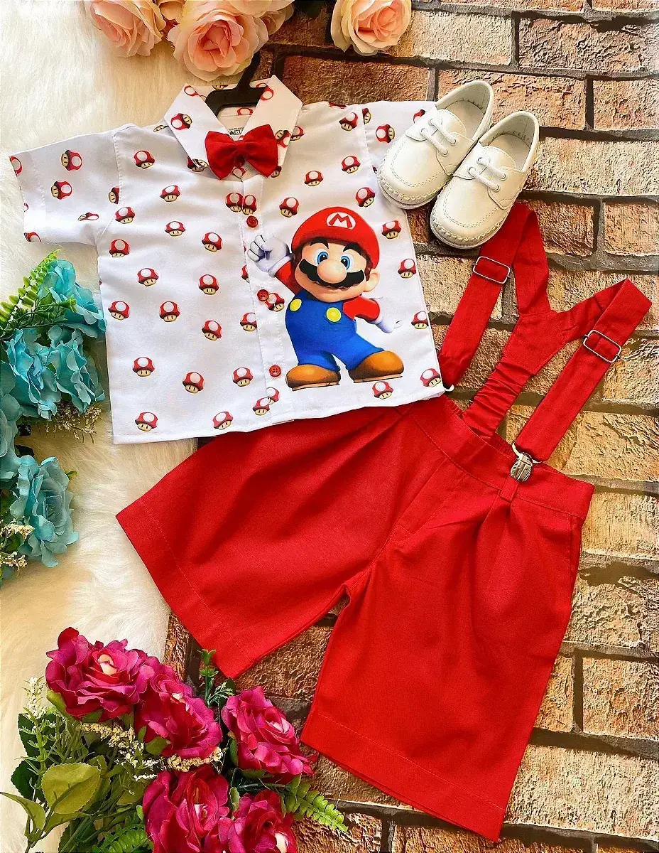 Conjunto festa mario