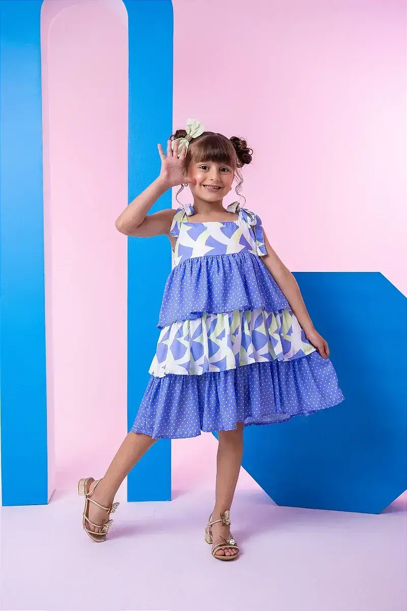 Vestido eloa azul