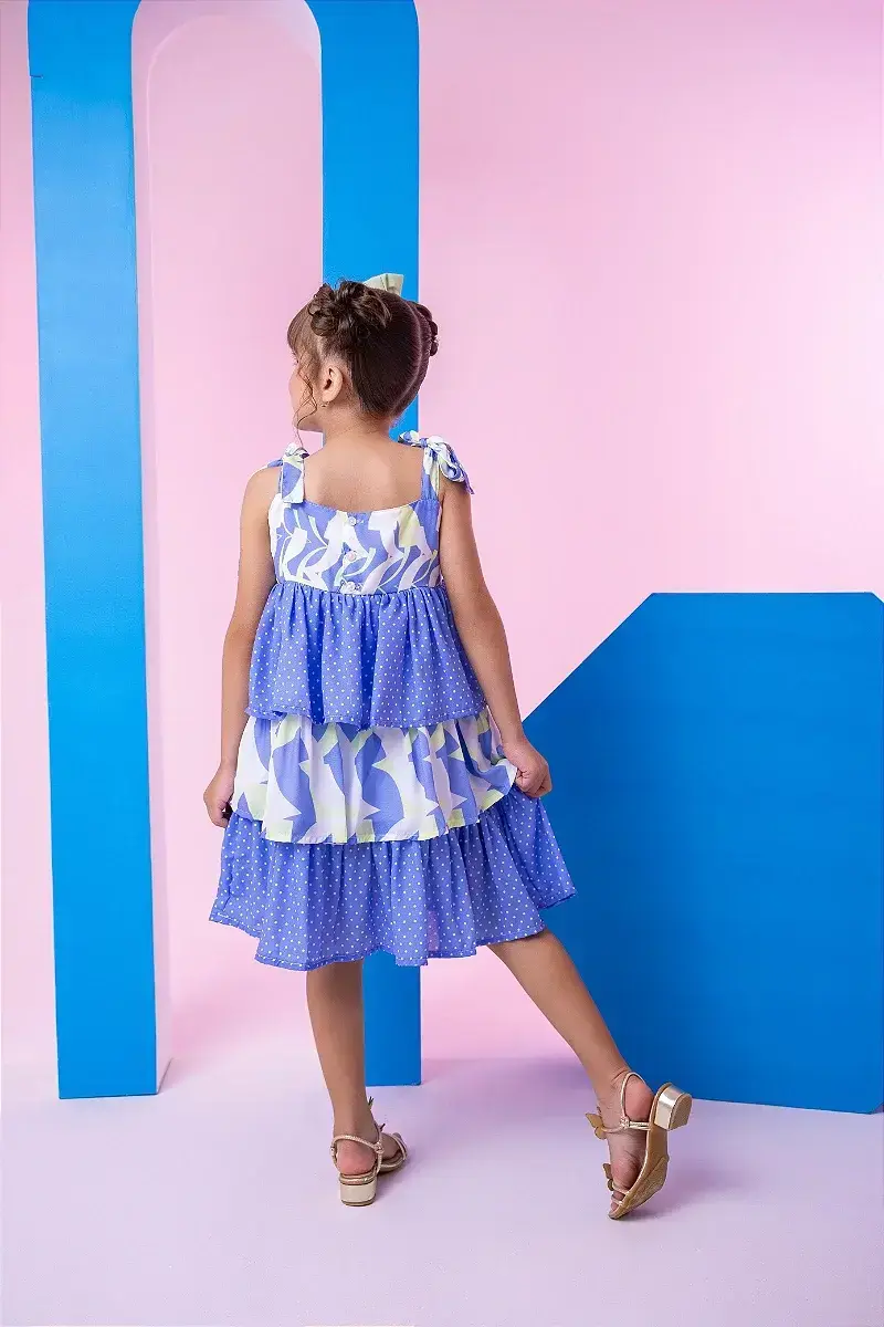 Vestido eloa azul, foto 4
