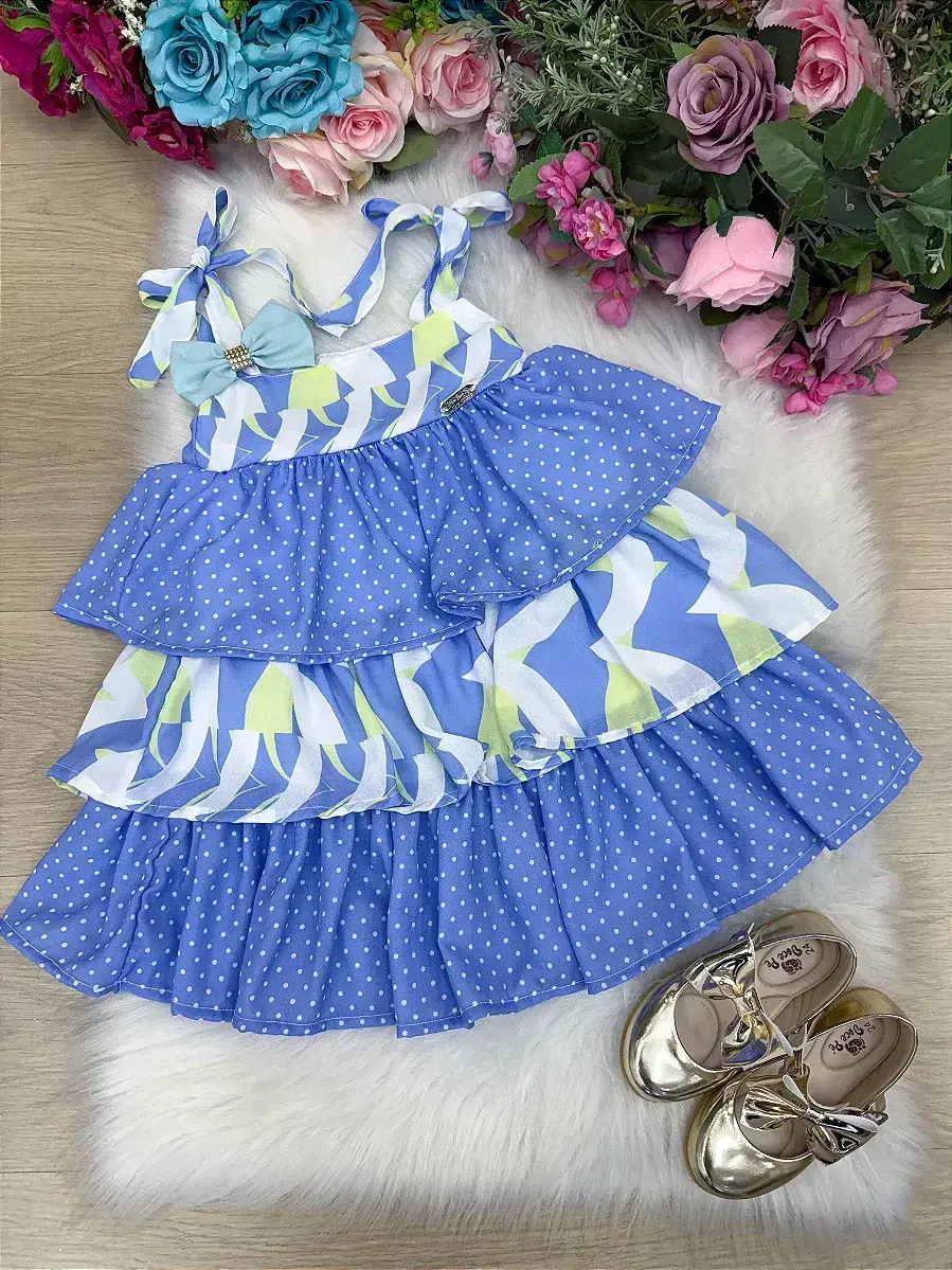 Vestido eloa azul, foto 5