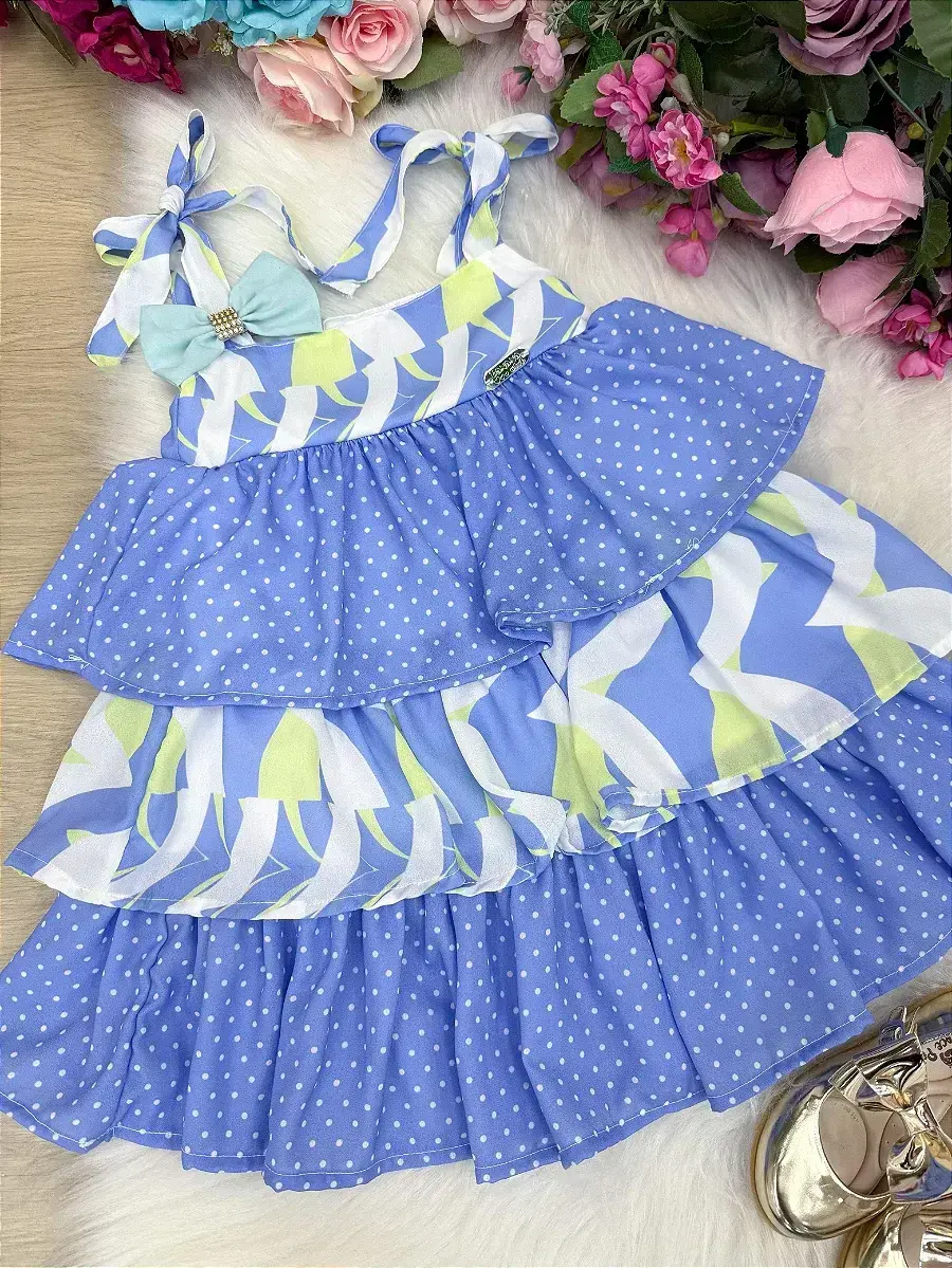 Vestido eloa azul, foto 7