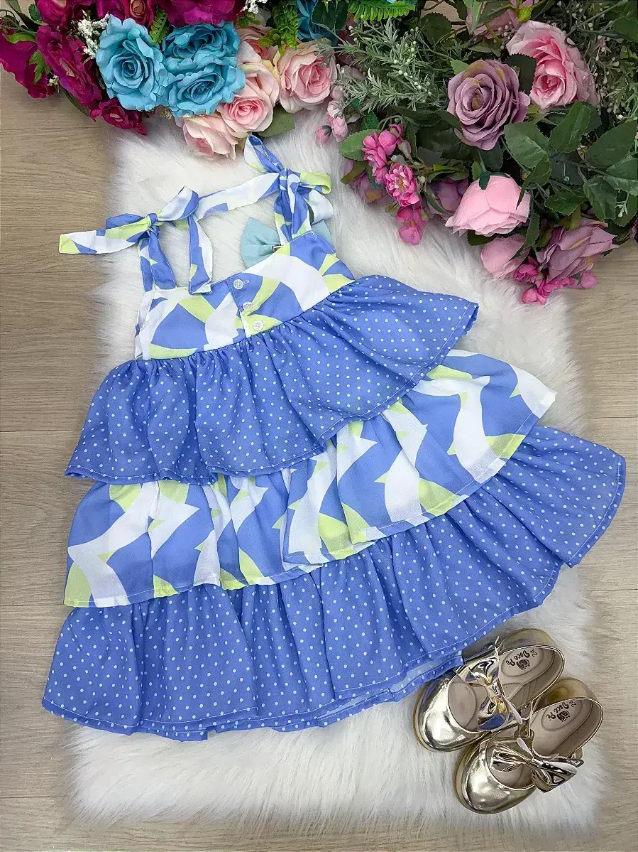 Vestido eloa azul, foto 8