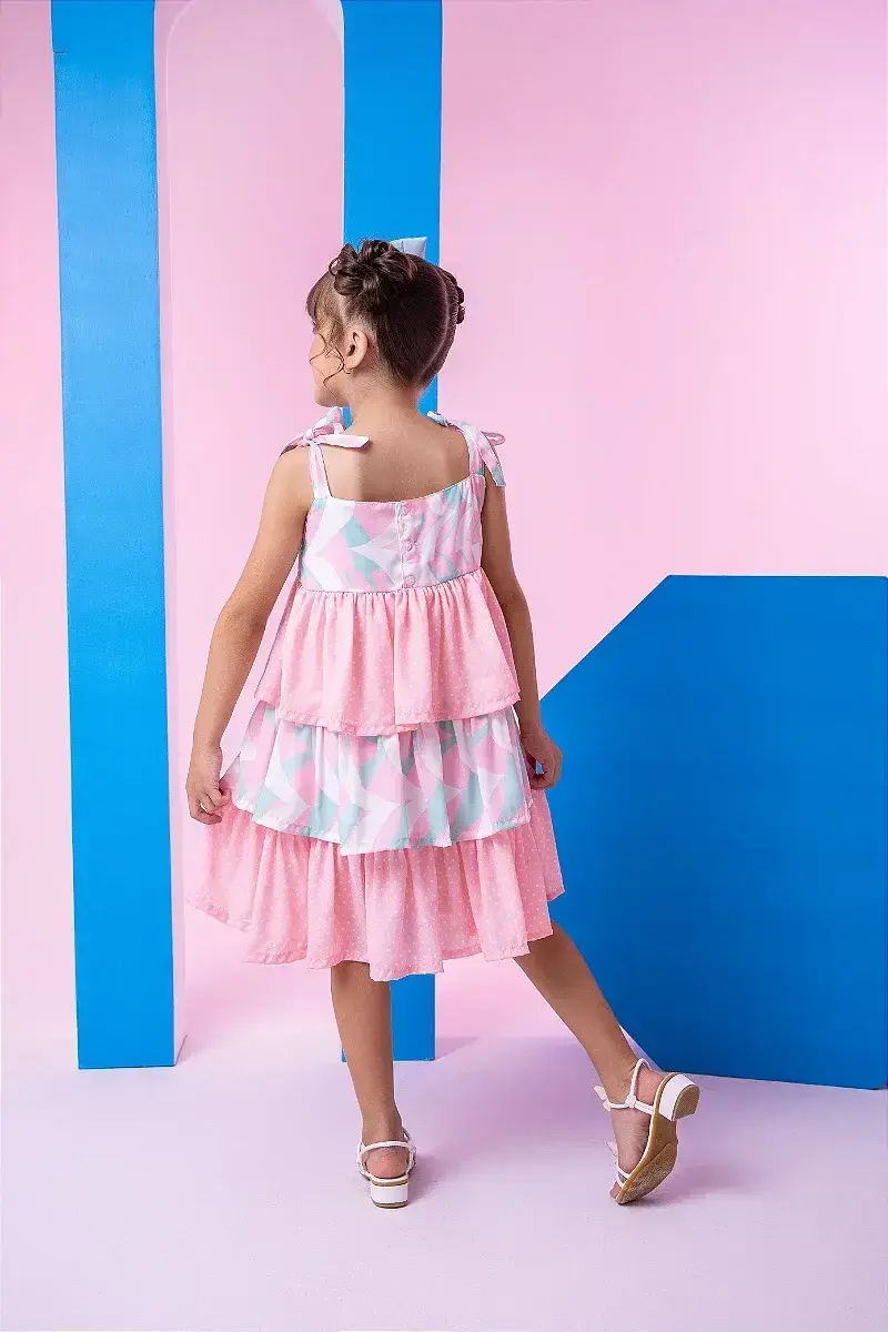 Vestido eloa rosa, foto 4