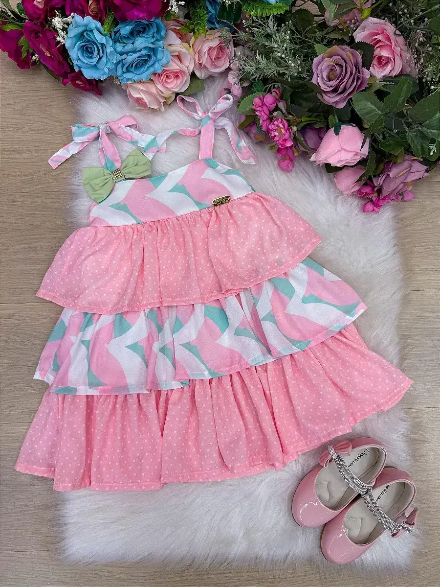 Vestido eloa rosa, foto 5