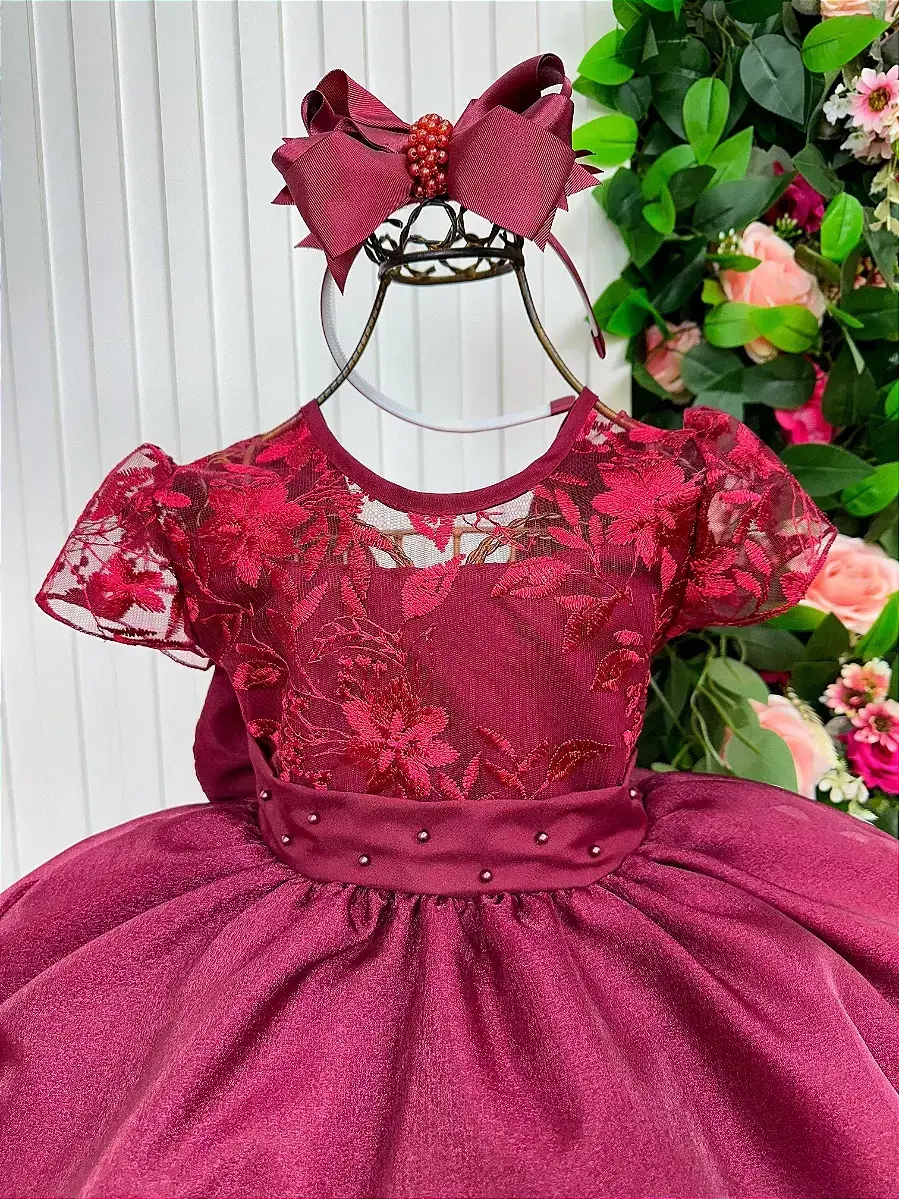 Vestido mariza longo marsala, foto 3