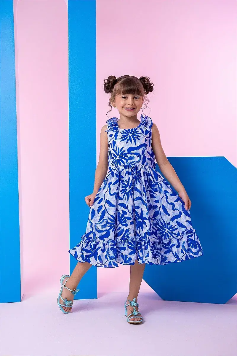 Vestido nayara azul royal