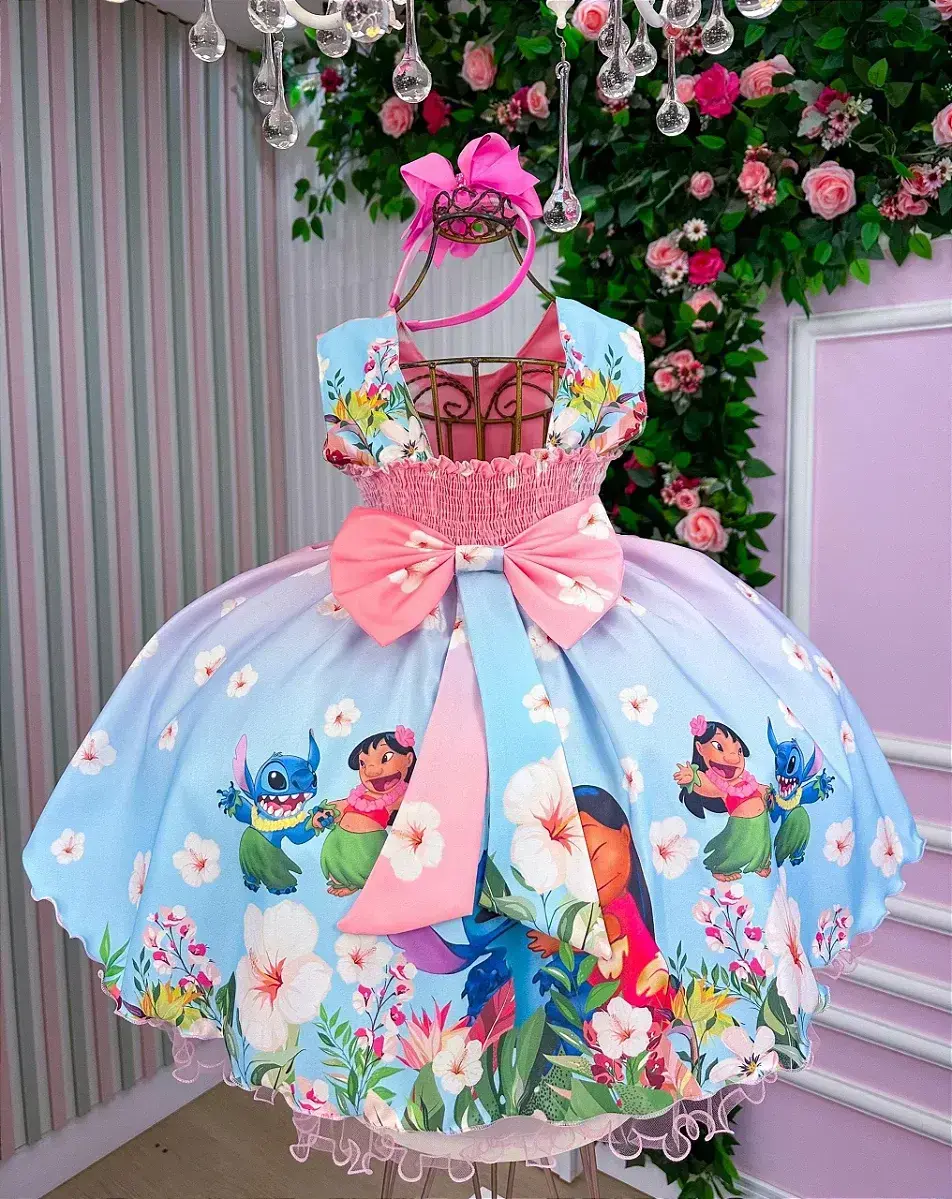 Vestido festa Lilo Stitch, foto 8
