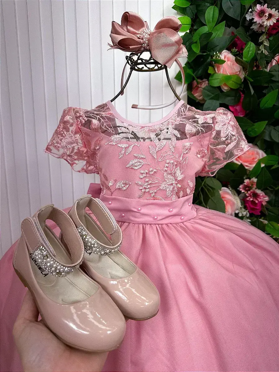 Vestido mariza longo rose, foto 4