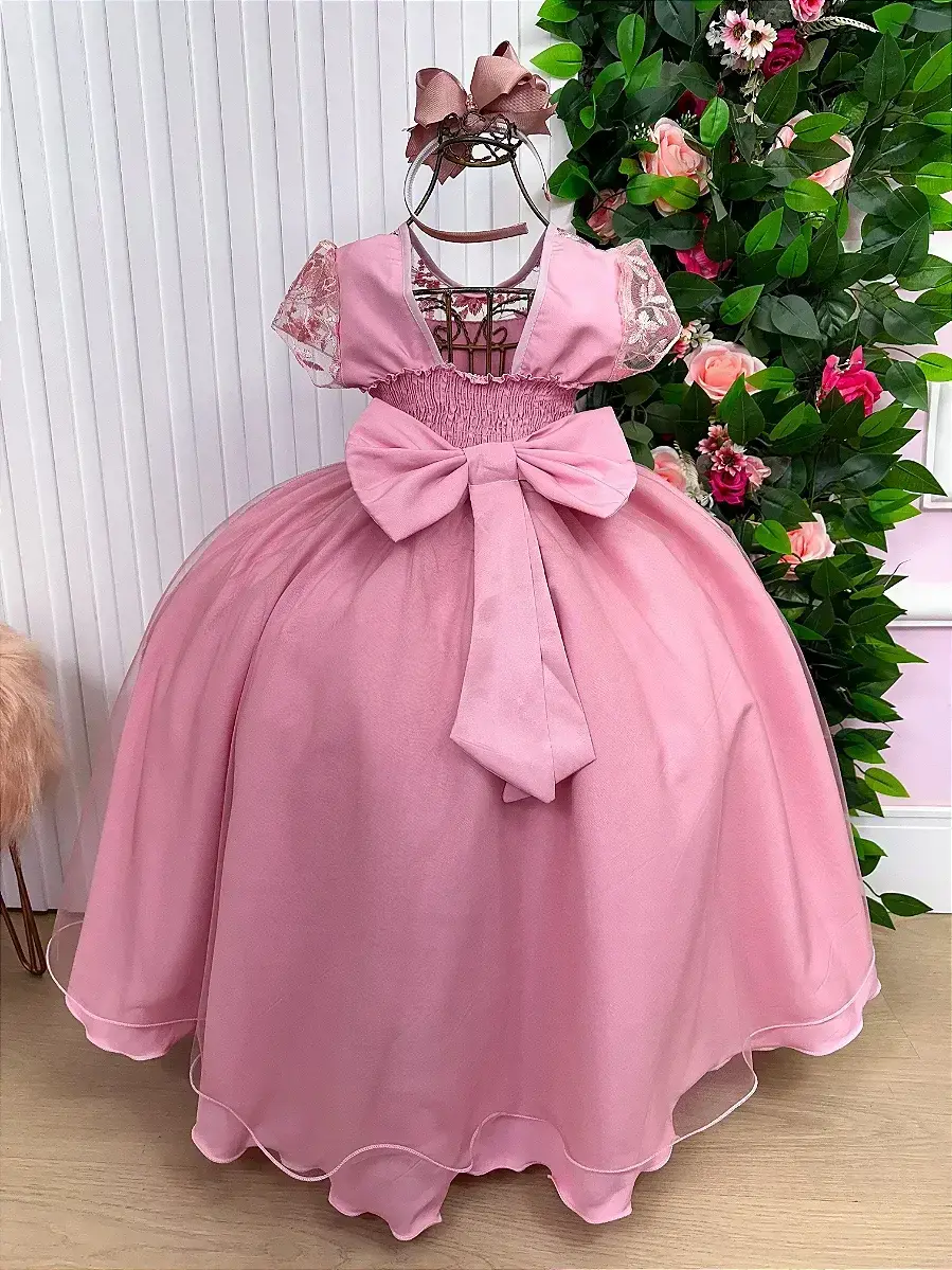 Vestido mariza longo rose, foto 5