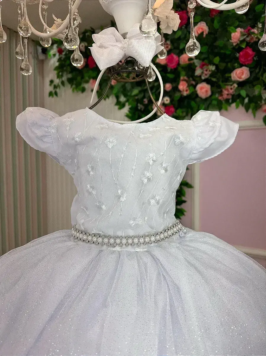 Vestido branco ester, foto 2
