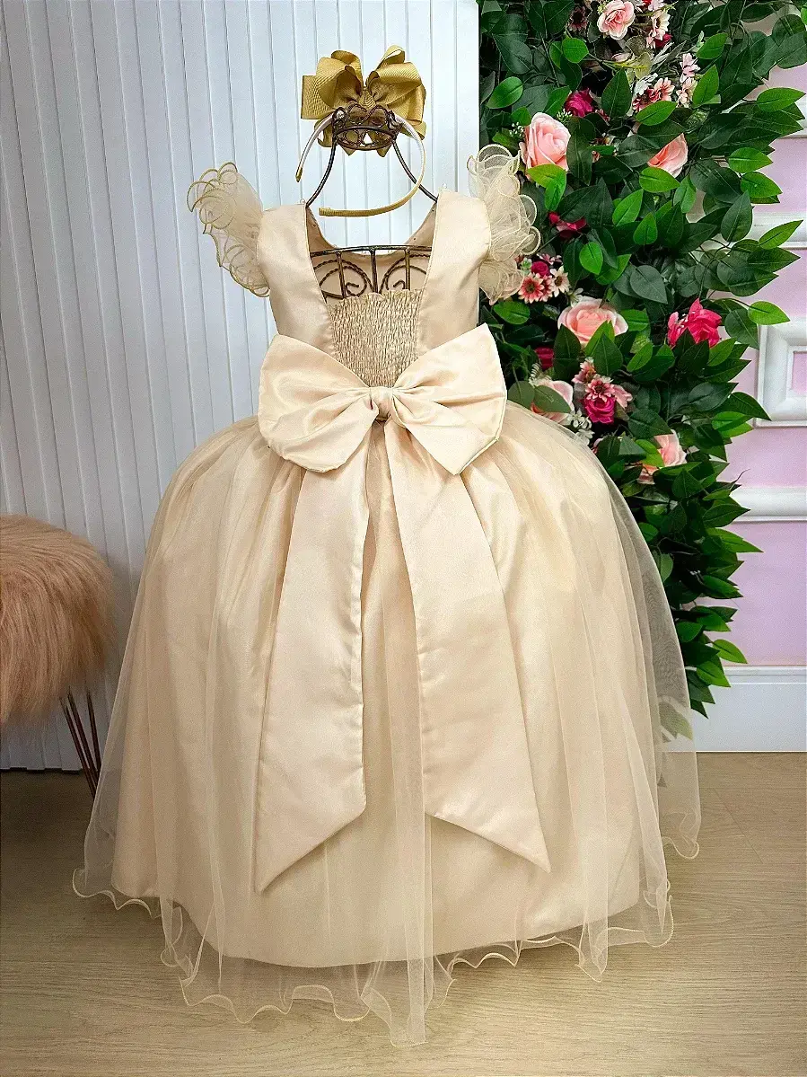 Vestido longo dourado, foto 7