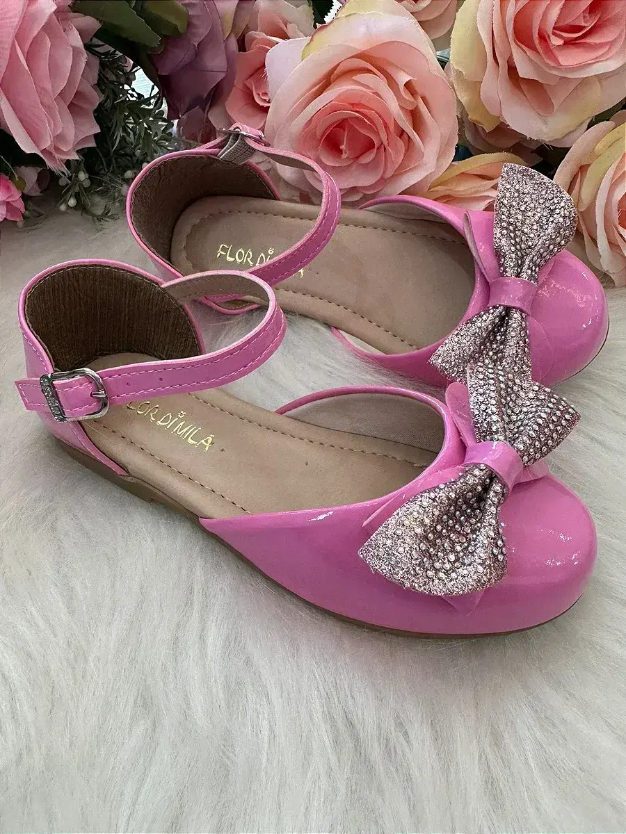 Sapatilha brilho rosa chiclete, foto 2