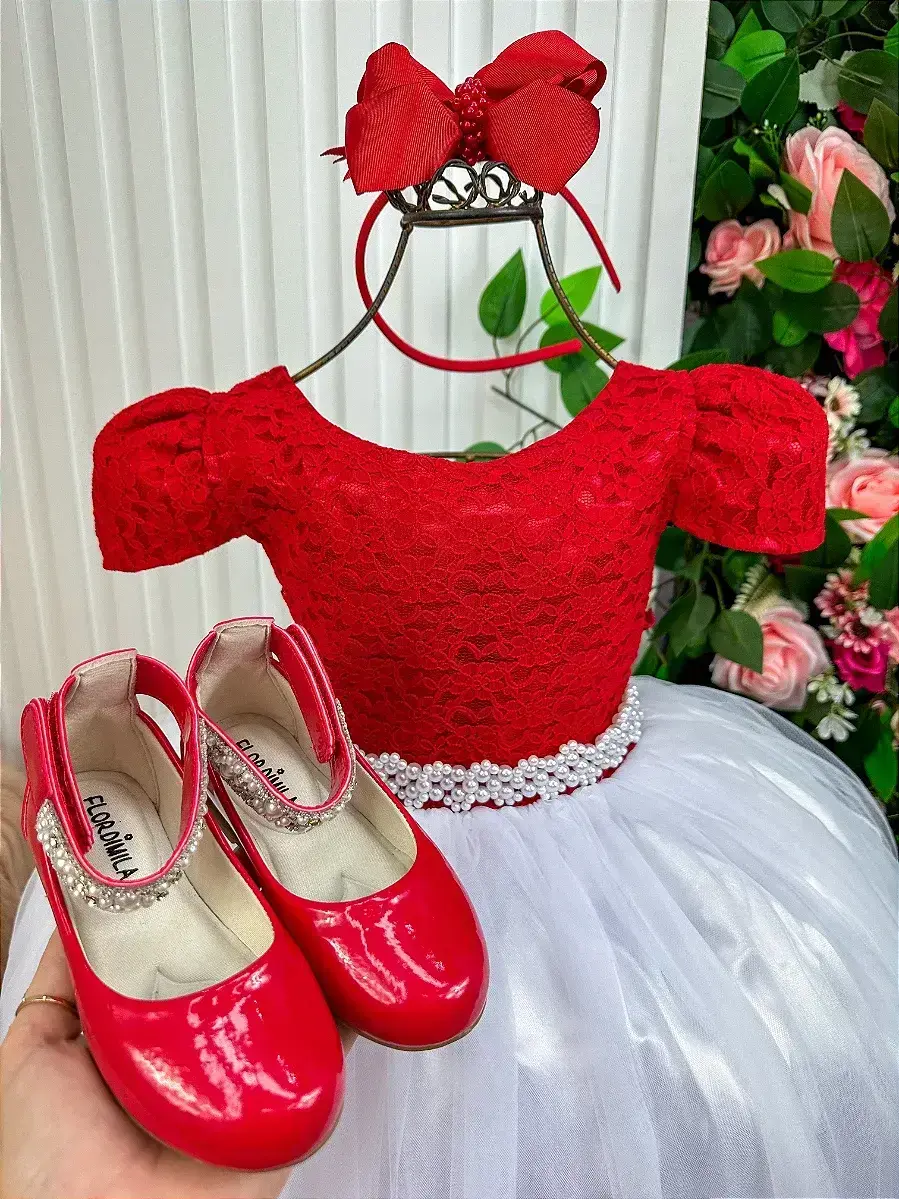 Vestido longo mari peito vermelho, foto 4