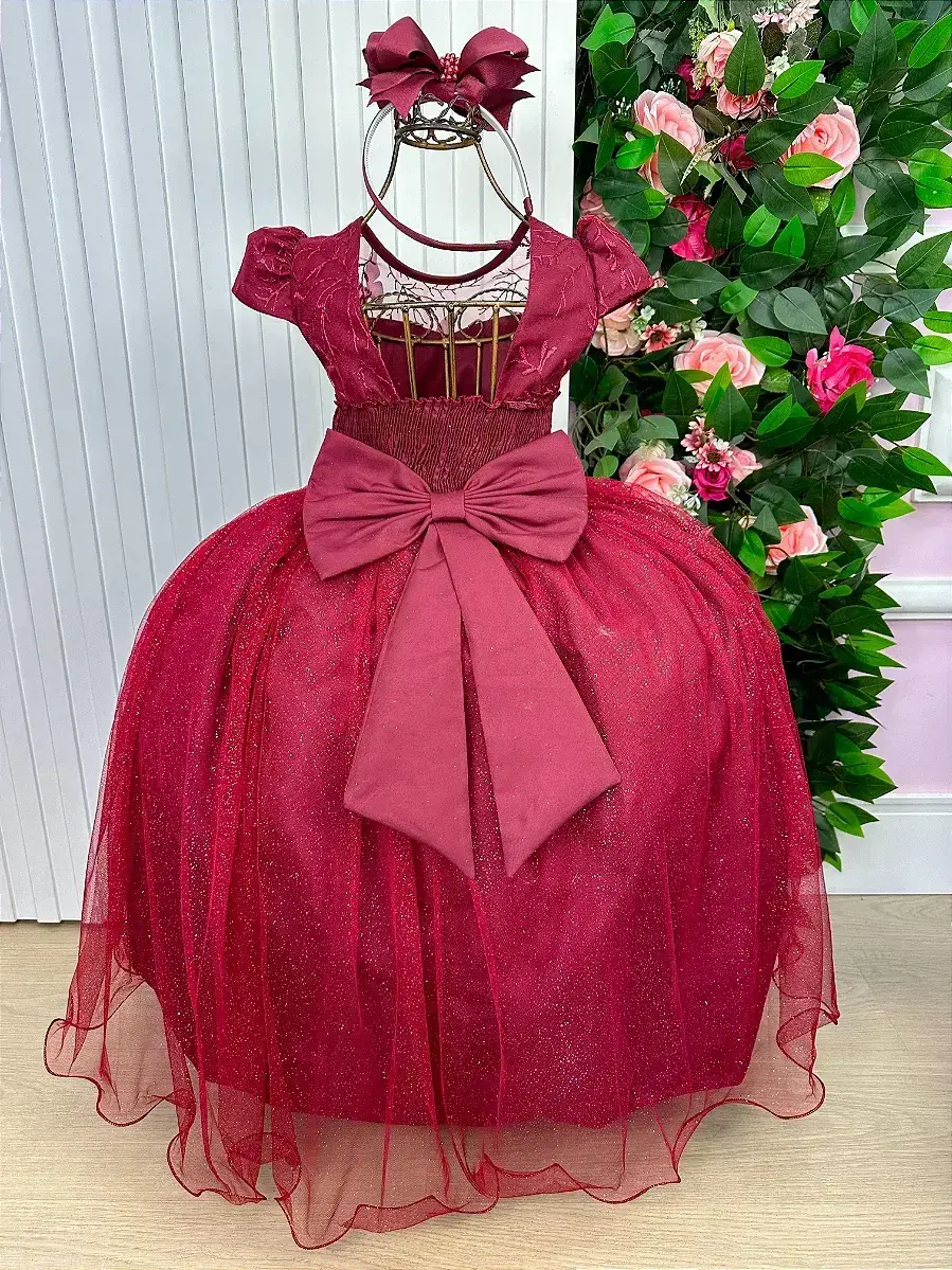 Vestido longo jardim encantado borboletas marsala, foto 6