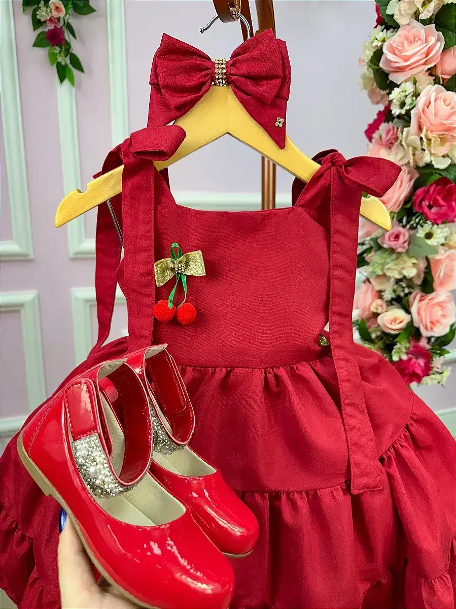Vestido vermelho cerejinha, foto 6
