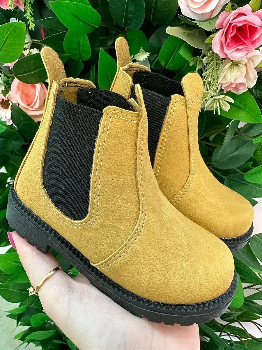 Bota nilqi masculina mostarda