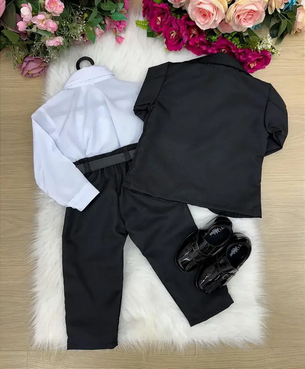 Conjunto social jorge terno preto, foto 4