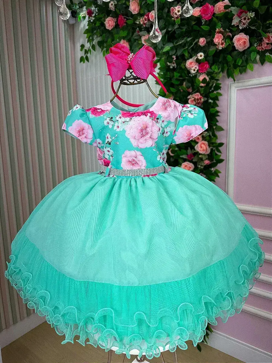 Vestido jardim encantado maiza verde, foto 3