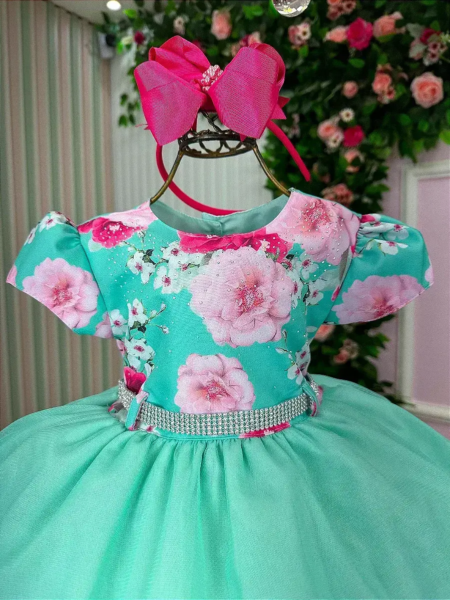 Vestido jardim encantado maiza verde, foto 4