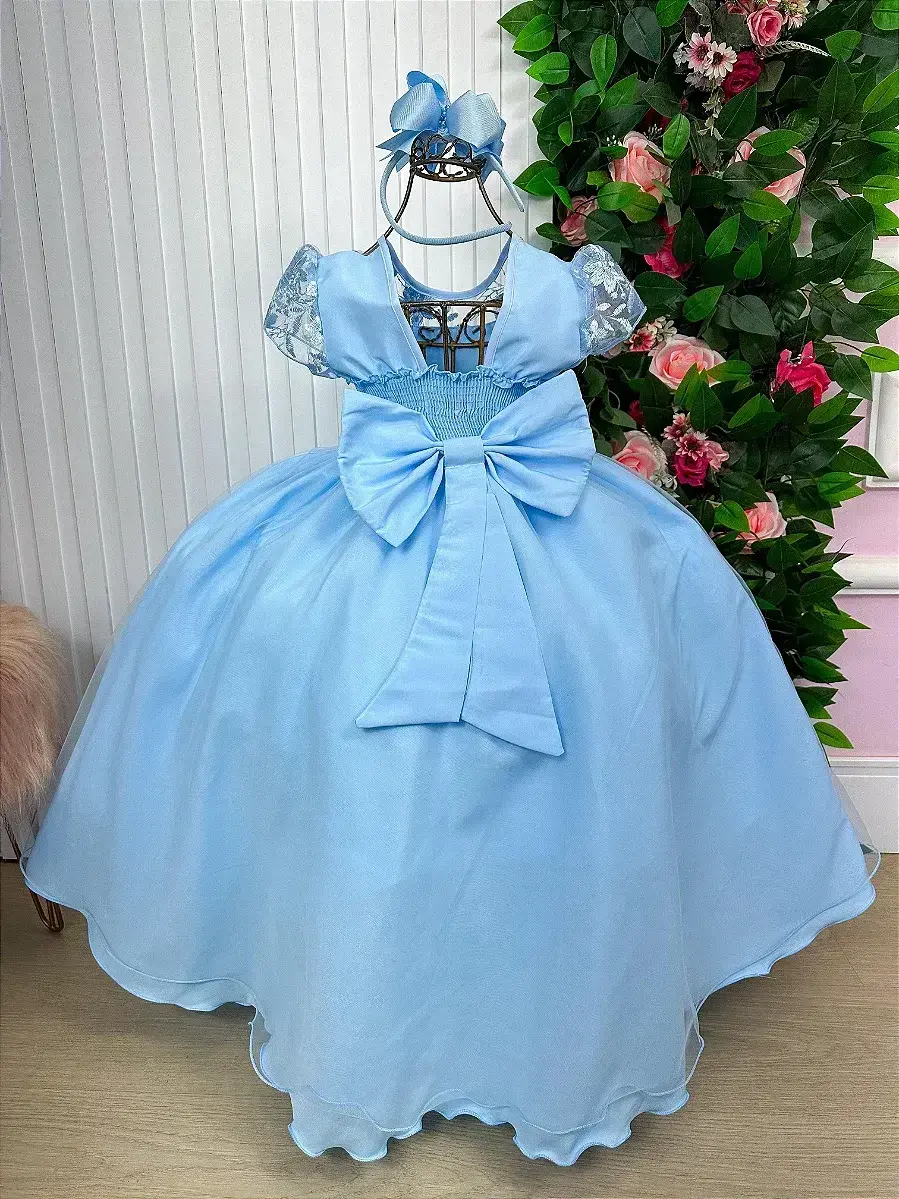 Vestido mariza longo azul, foto 4