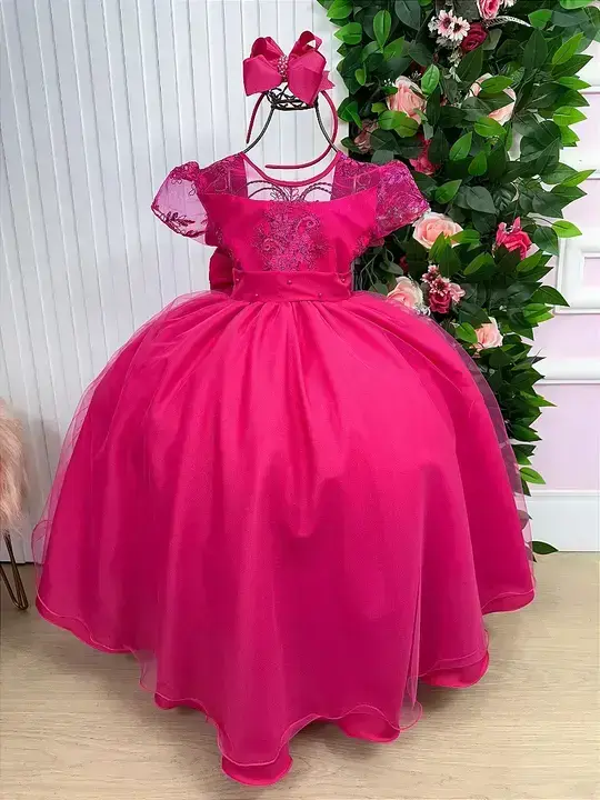 Vestido mariza longo pink
