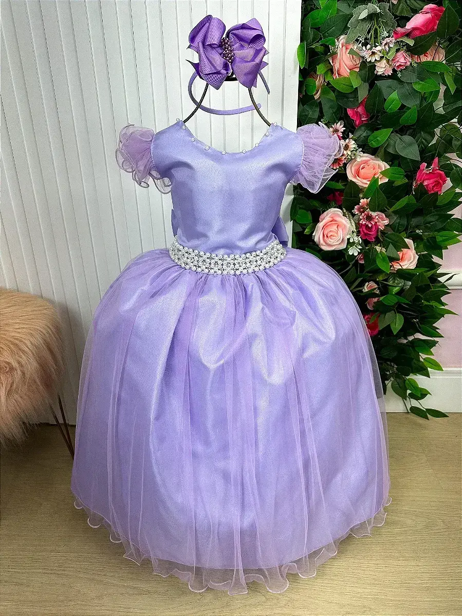 Vestido longo lilas, foto 6