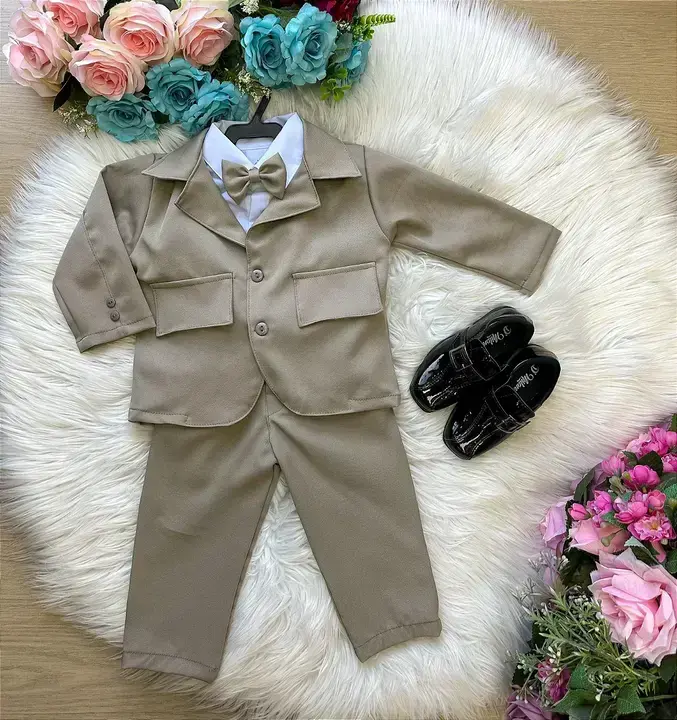 Conjunto social gabriel terno blaizer bege