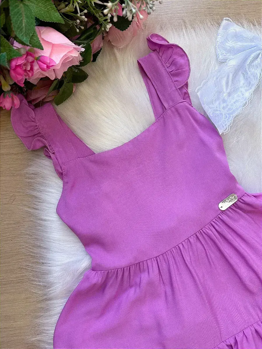 Vestido mariana modinha lilas, foto 3