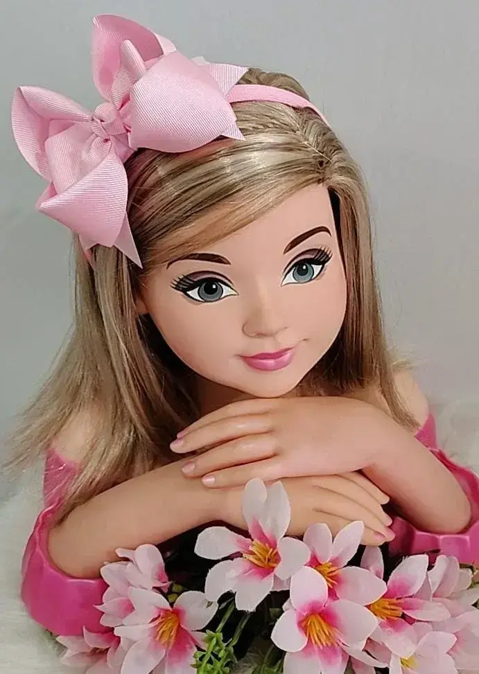 Tiara laço rosa
