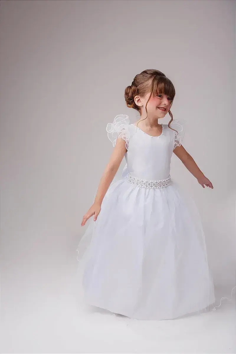 Vestido longo branco