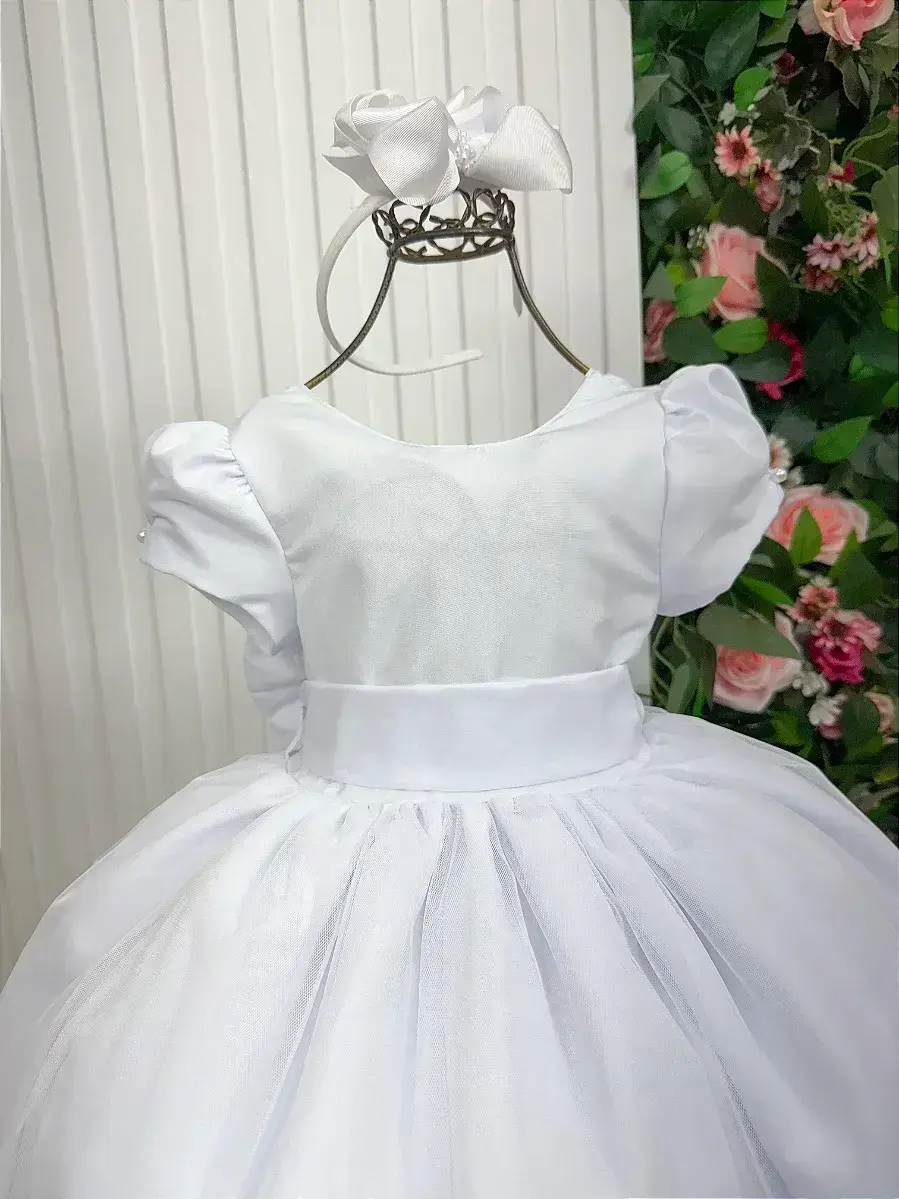 Vestido longo selena branco, foto 2