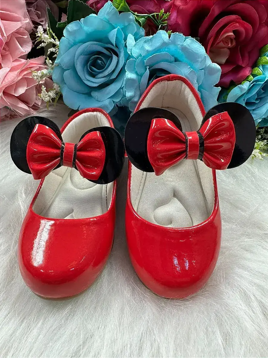Sapatilha Minnie vermelha, foto 3
