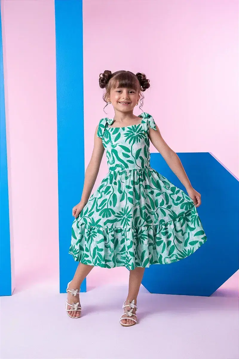 Vestido dandara verde