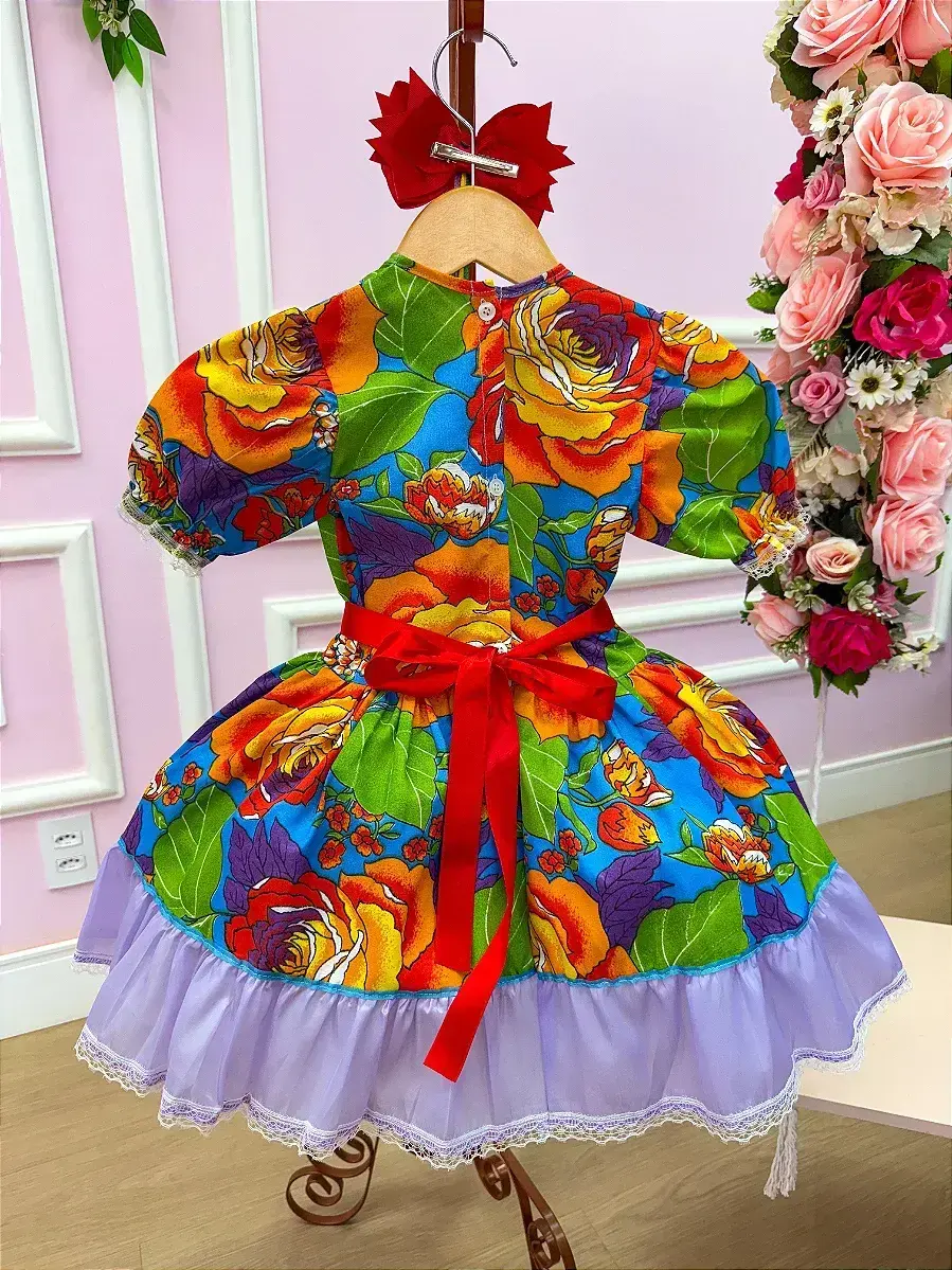 Vestido junino sem short madalena, foto 3