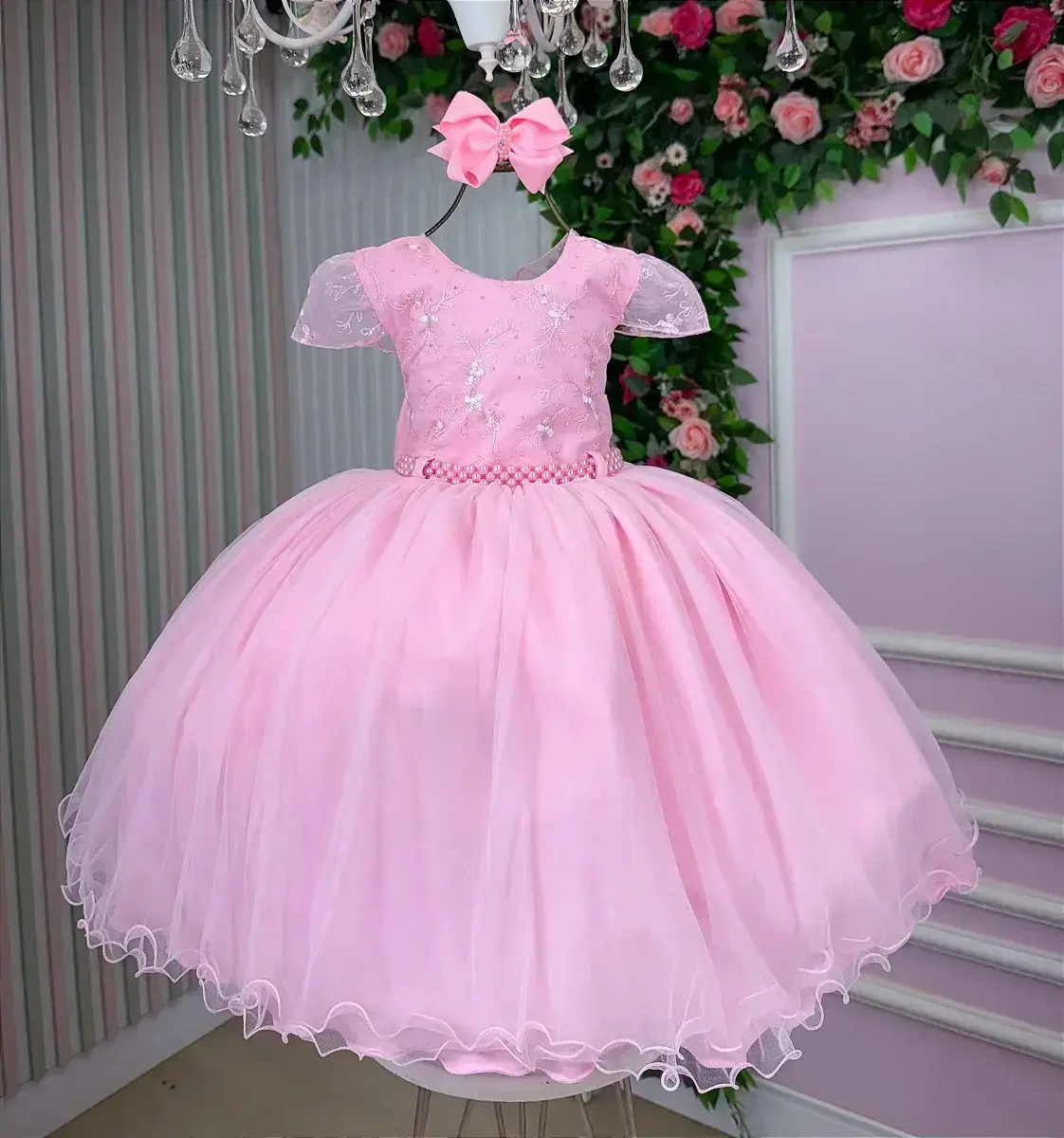 Vestido beatriz rosa