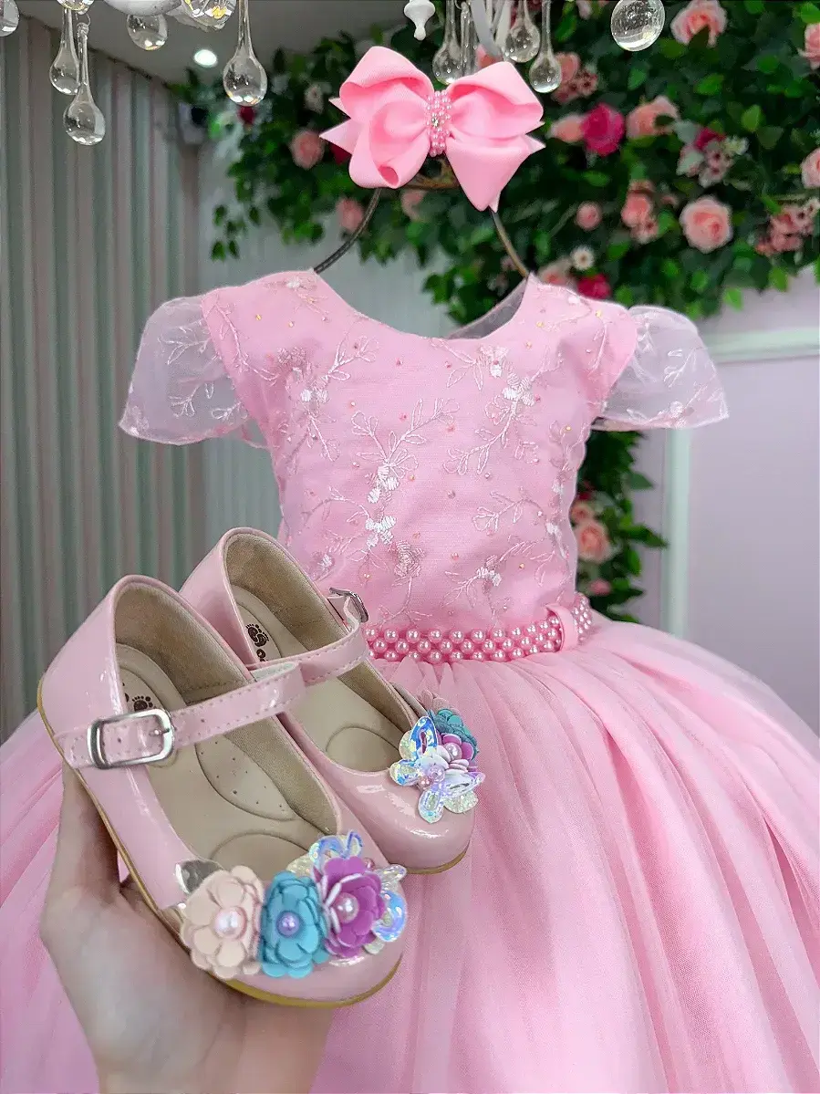 Vestido beatriz rosa, foto 3