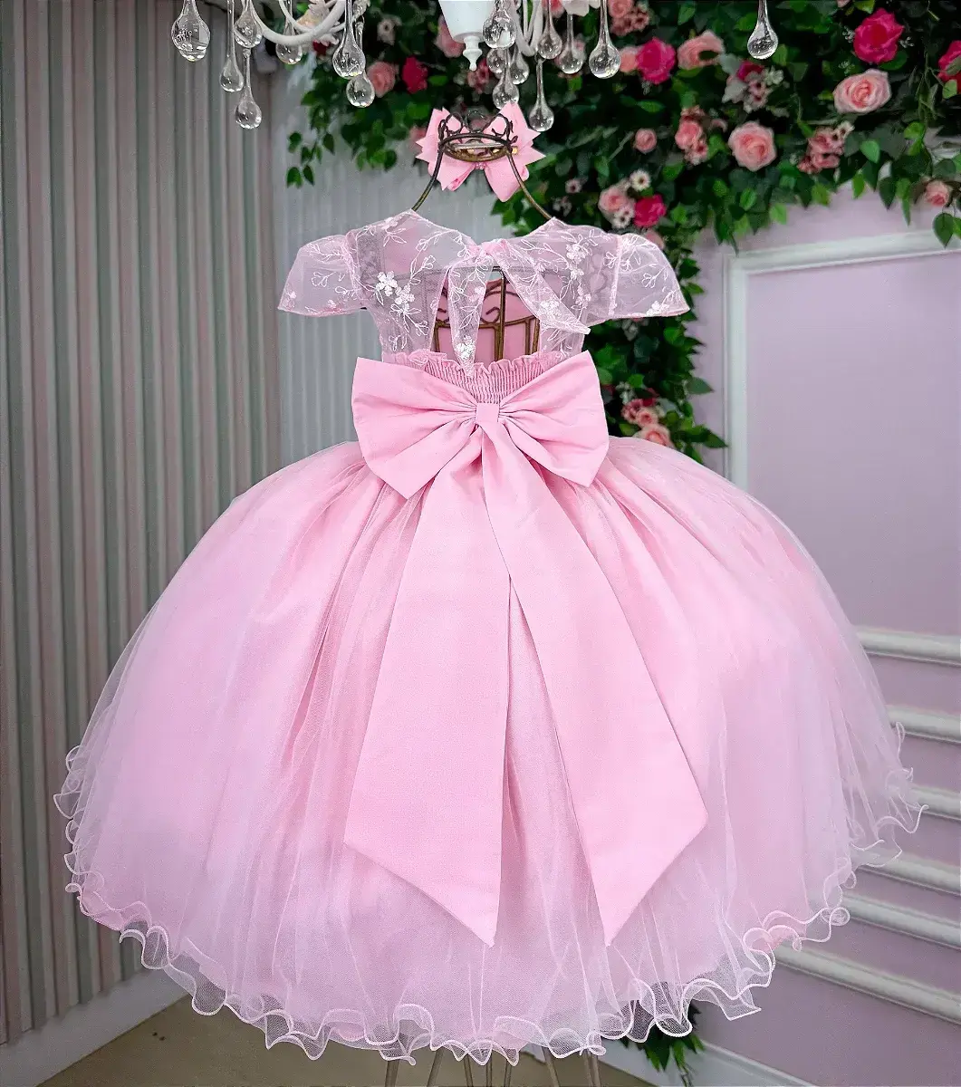 Vestido beatriz rosa, foto 5