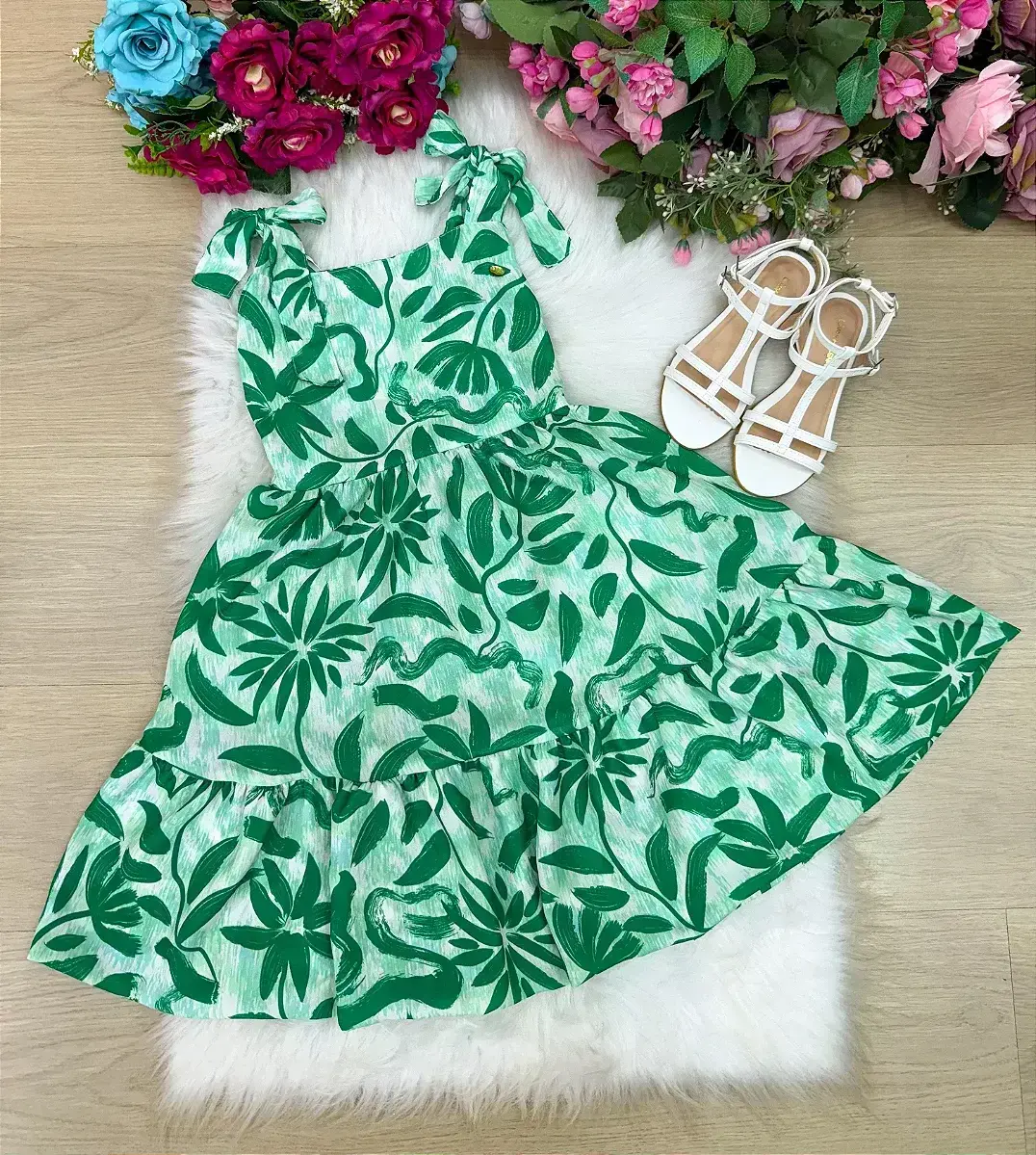 Vestido dandara verde, foto 5