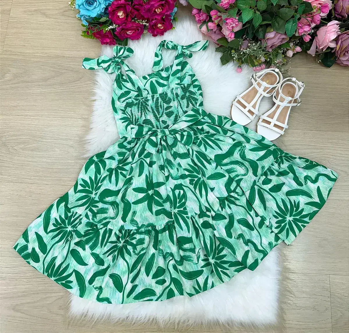 Vestido dandara verde, foto 7