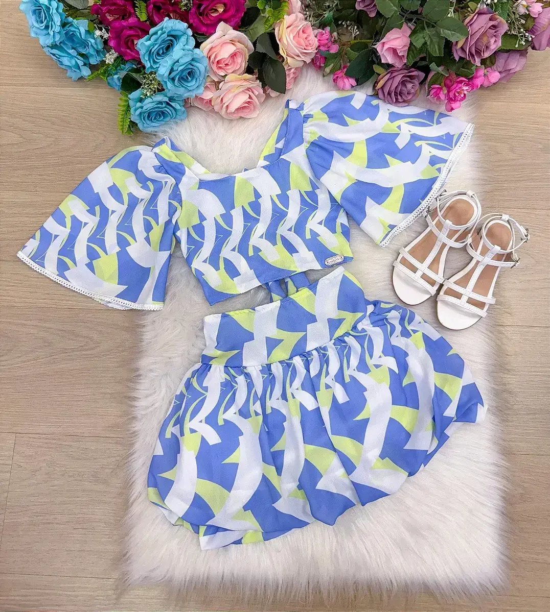 Conjunto azul verde, foto 7