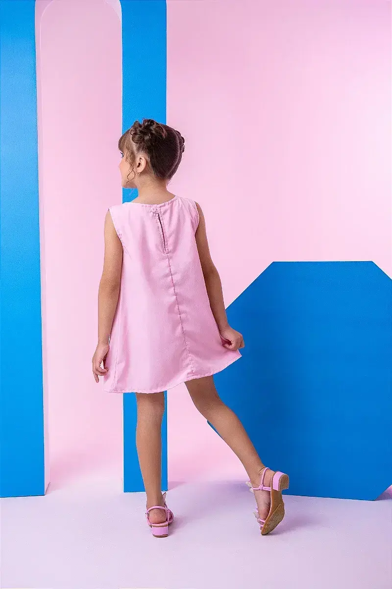 Vestido jojo flor rosa, foto 5