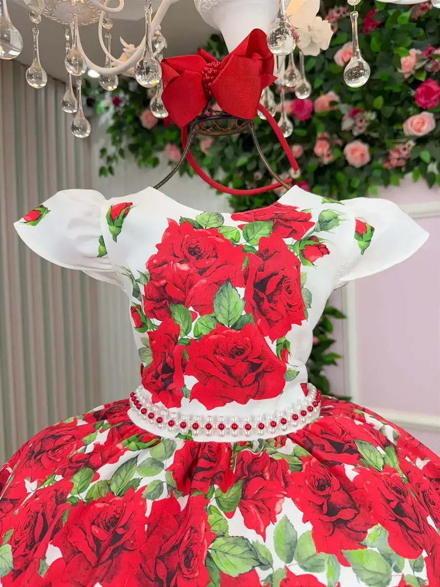 Vestido rubi natalino Natal, foto 2