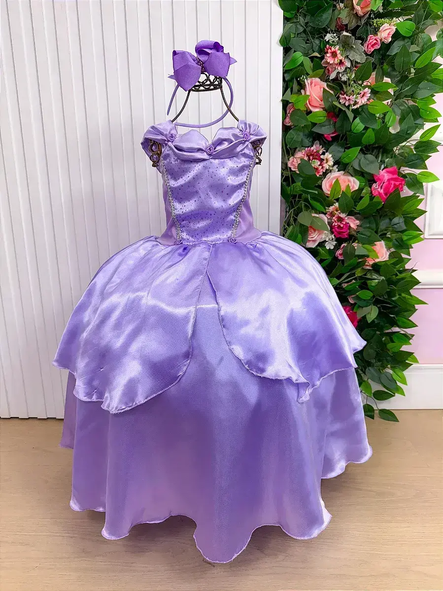 Fantasia longa princesa lilas, foto 2