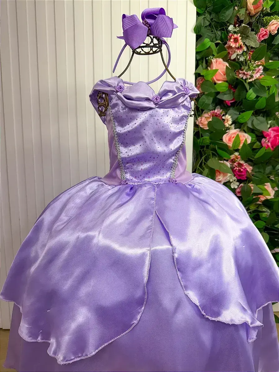 Fantasia longa princesa lilas, foto 4