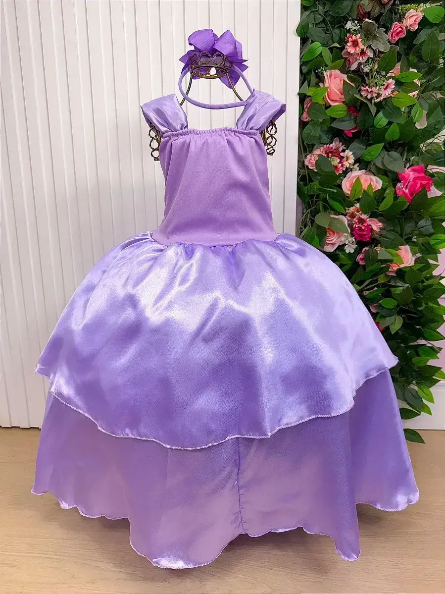 Fantasia longa princesa lilas, foto 5