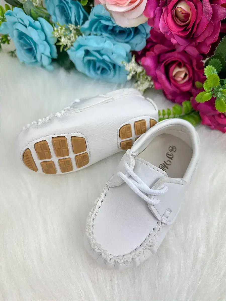 Calçado mocassim branco, foto 2