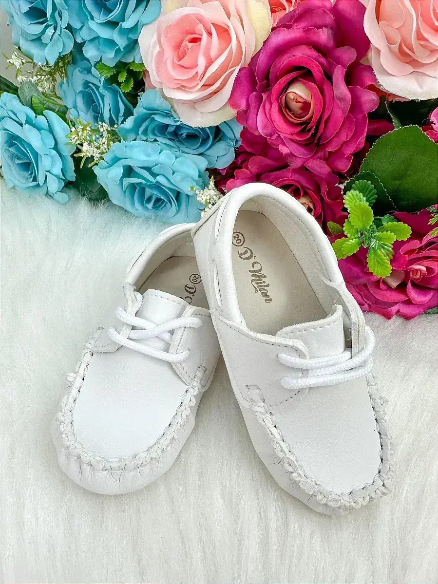 Calçado mocassim branco, foto 3
