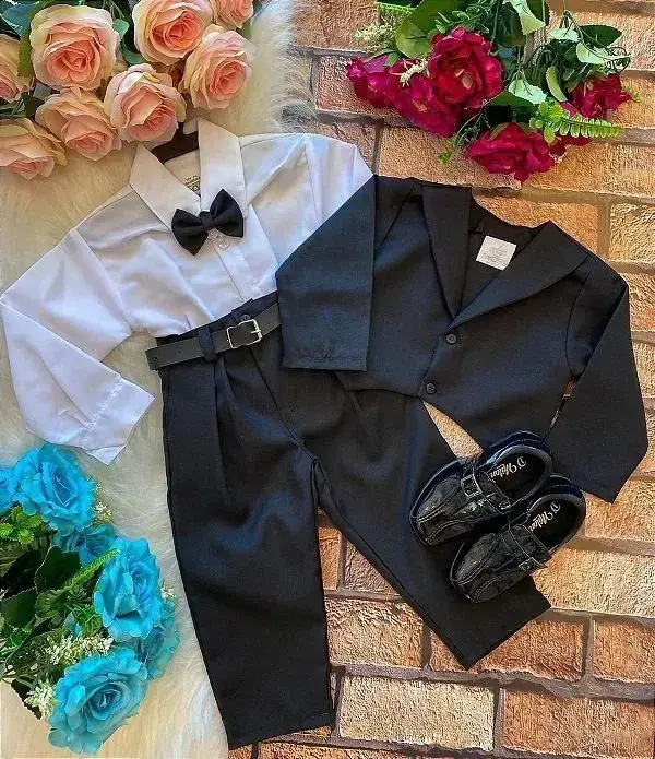 Conjunto social terno hugo preto, foto 4