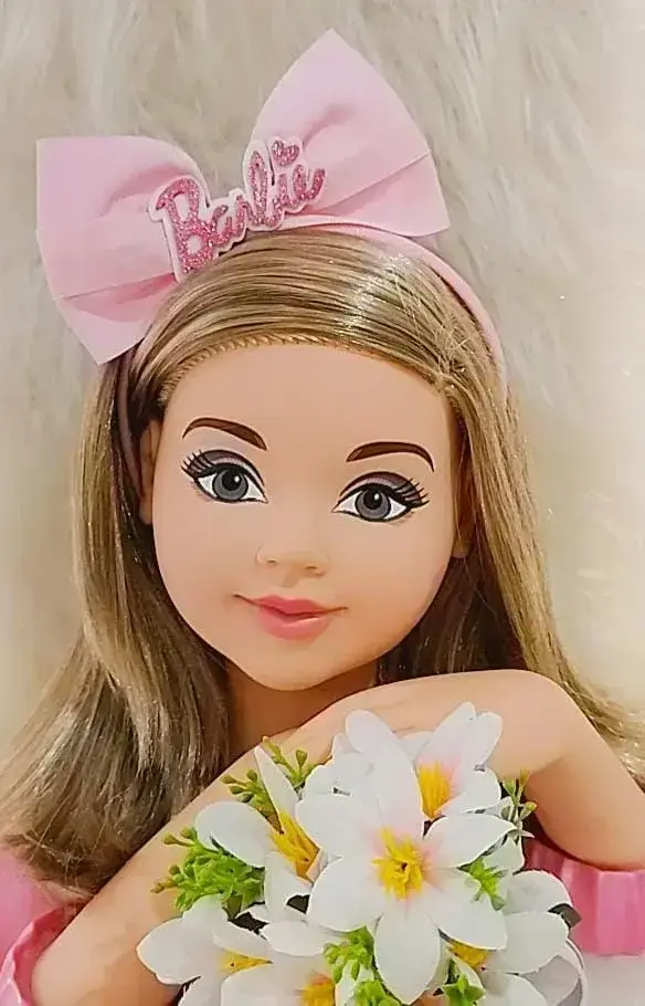 Tiara Barbie rosa